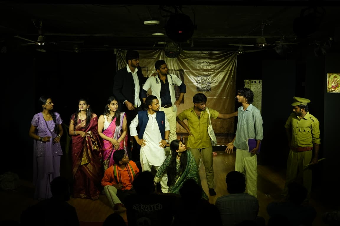 Daryaptu Adhikari — on stage
