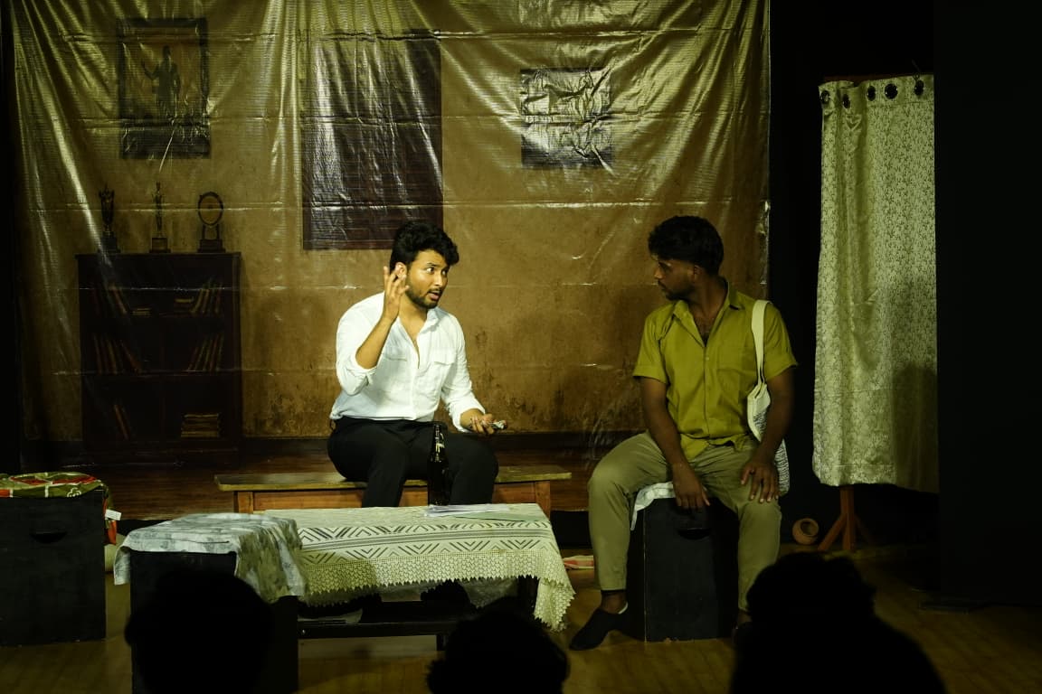 Daryaptu Adhikari — on stage